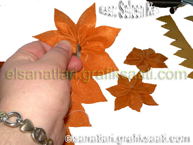 Ay�e Selcen Kan At�lgan el sanatlar�Ev dekorasyon malzemeleri: Eli�i �i�ek yap�m� resimli anlat�m